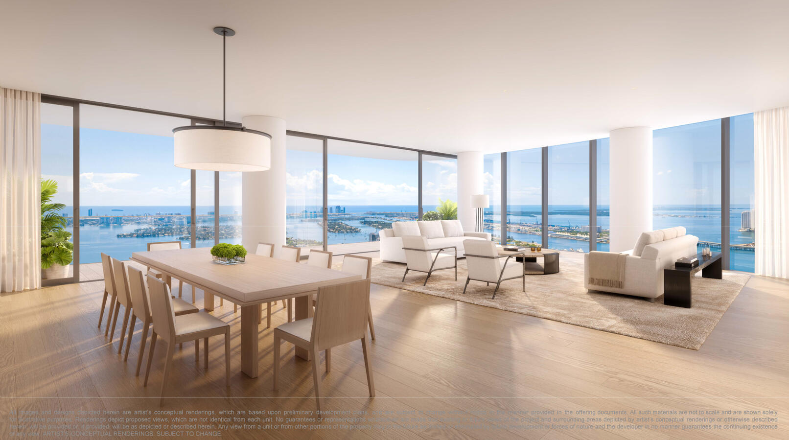 One-, Two-, Three-, and Four-Bedroom Residences